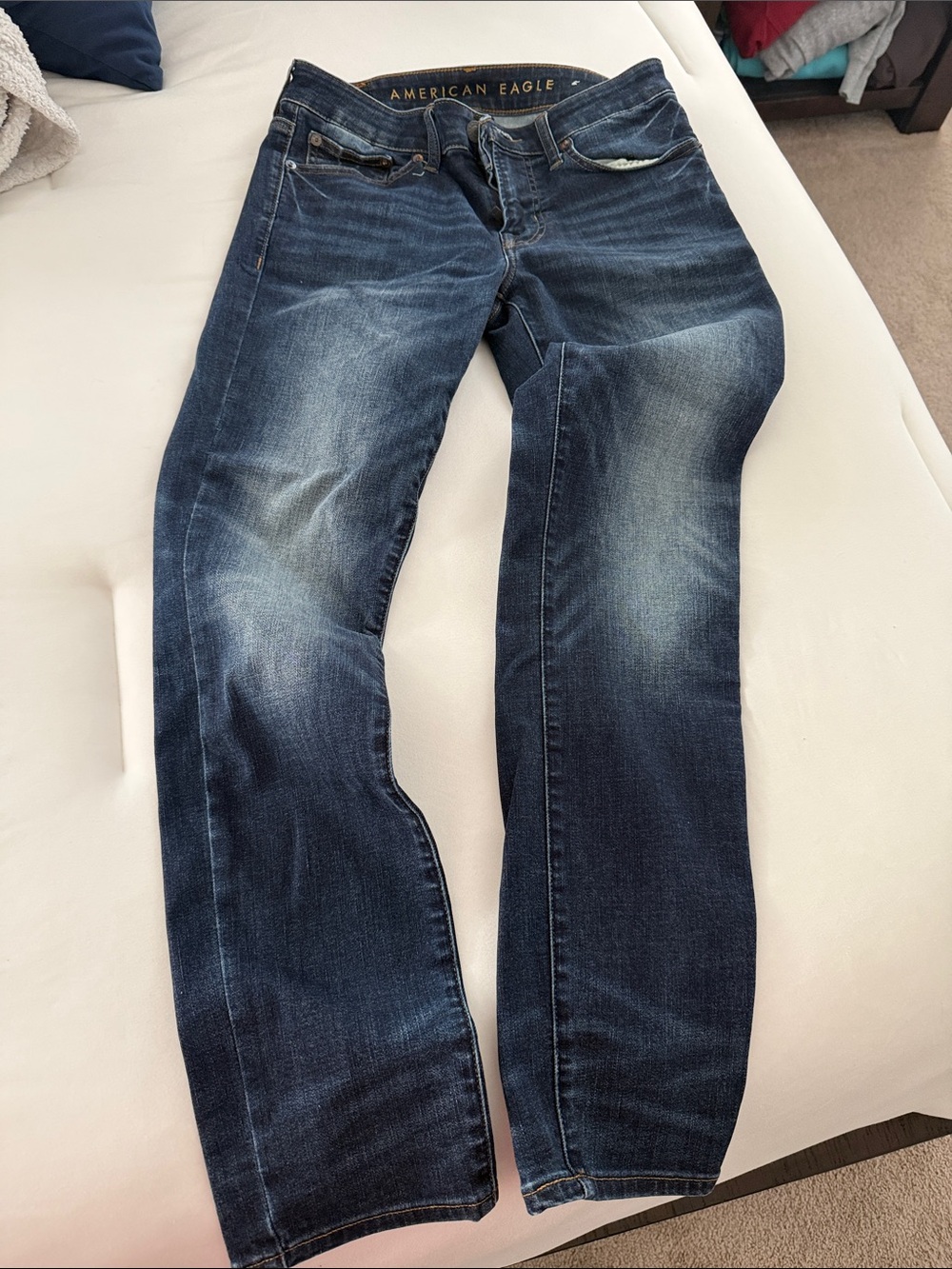 American Eagle Indigo Blue Stretch Denim Jeans